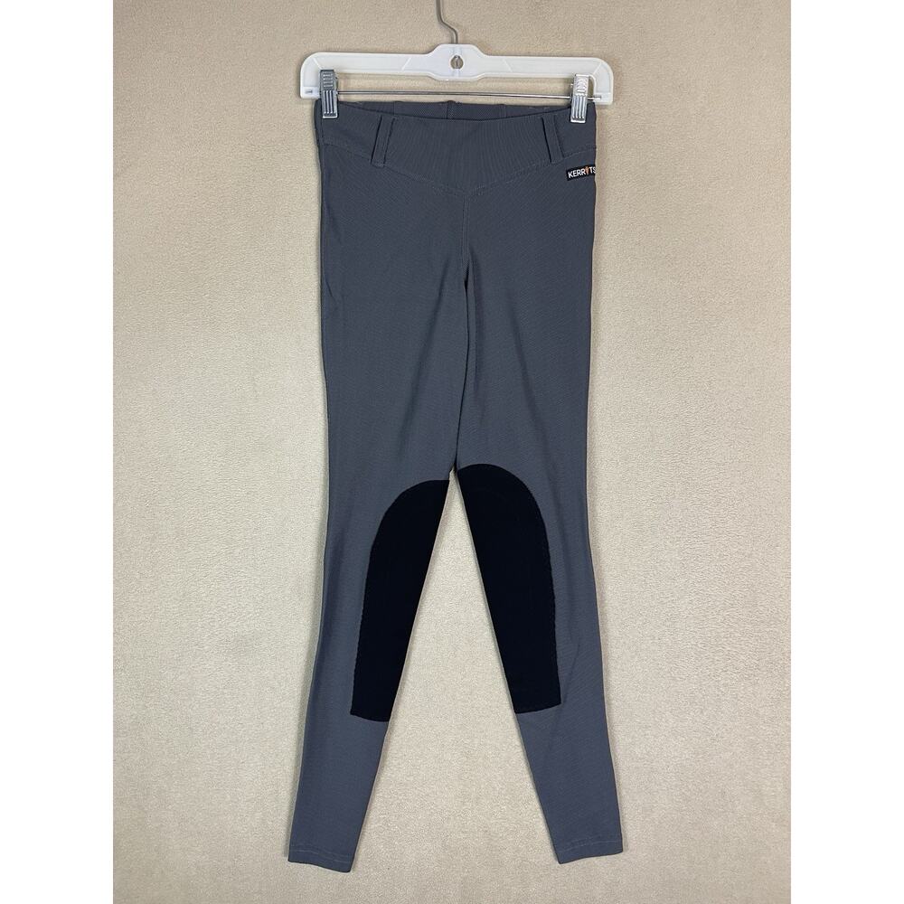Kerrits Pants Womens XS Gray Riding Breeches Pull On Skinny Stretch Leggings